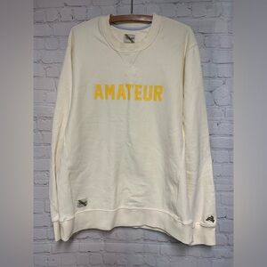 Tracksmith Cream Amateur Sweatshirt Size XL